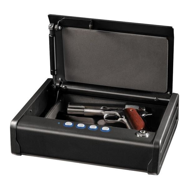 Pistol Safe, Electronic Lock, 11.9 lbs, 0.08 cu ft, Pistol