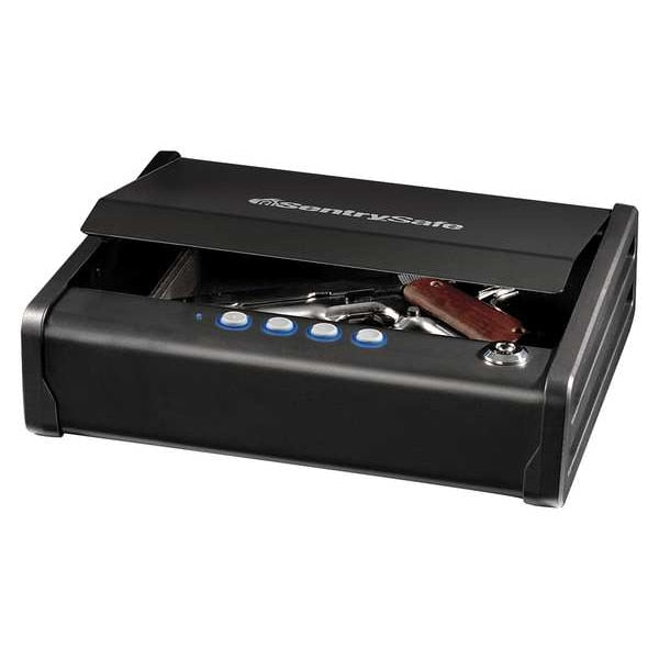 Pistol Safe, Electronic Lock, 11.9 lbs, 0.08 cu ft, Pistol