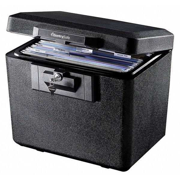 File Safe, 0.6 cu ft, 32 lb, Privacy Key Lock