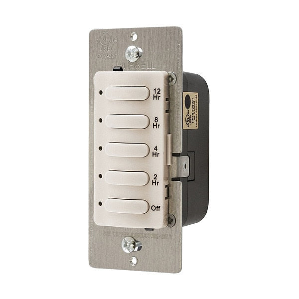 Timer, Electronic, 120/277V, Light Almond