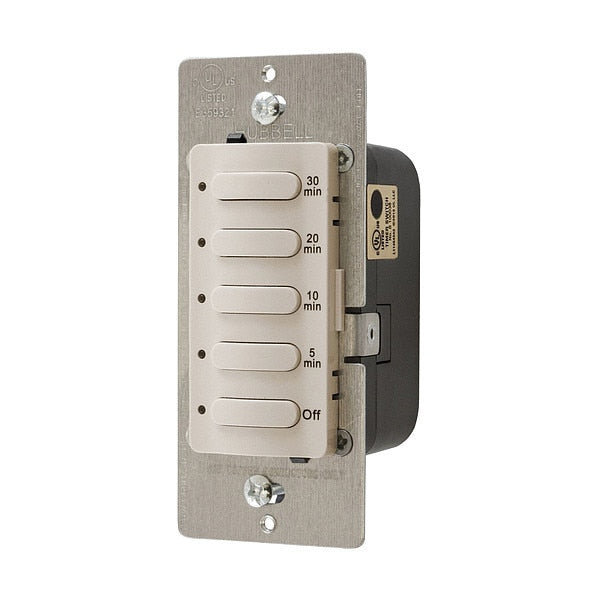 Timer, Electronic, 120/277V, Light Almond