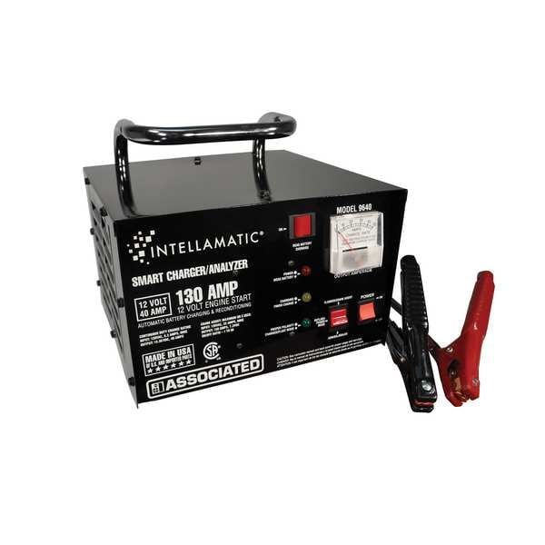 Battery Charger, Automatic, Boosting, Charging, Maintaining, For Batt. Volt.: 6, 12