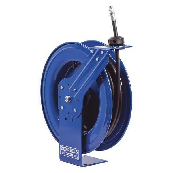 Spring Return Hose Reel, 3/4 in Hose Dia., 35 ft Length, 1,500 psi