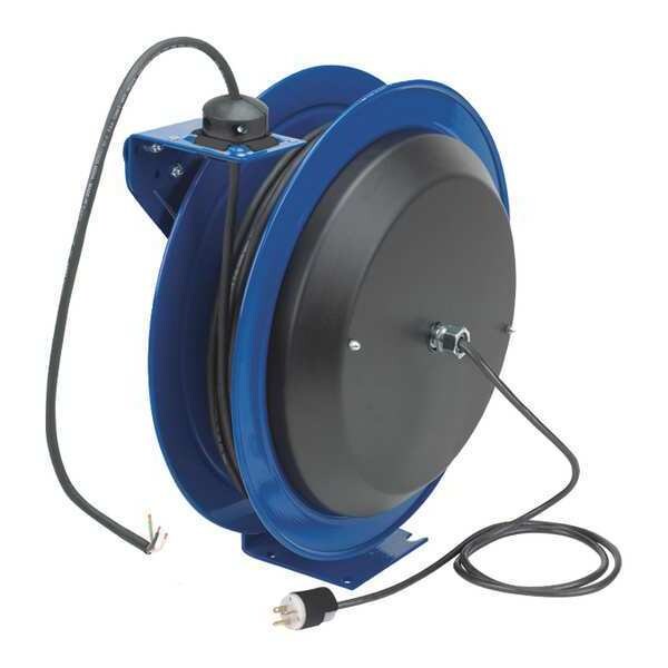 75 ft. 12/3 Spring Return Cord Reel 1 Outlets