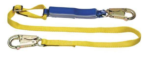 Decoil Adjustable Single Leg Lanyard 6ft