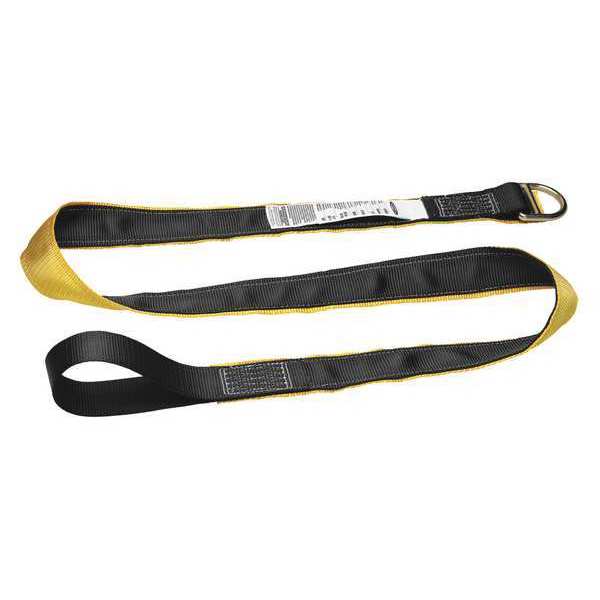 Cross Arm Strap Web, Loop, D-Ring 4ft