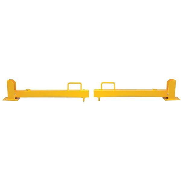 Door Protectors, Steel, Yellow, PR