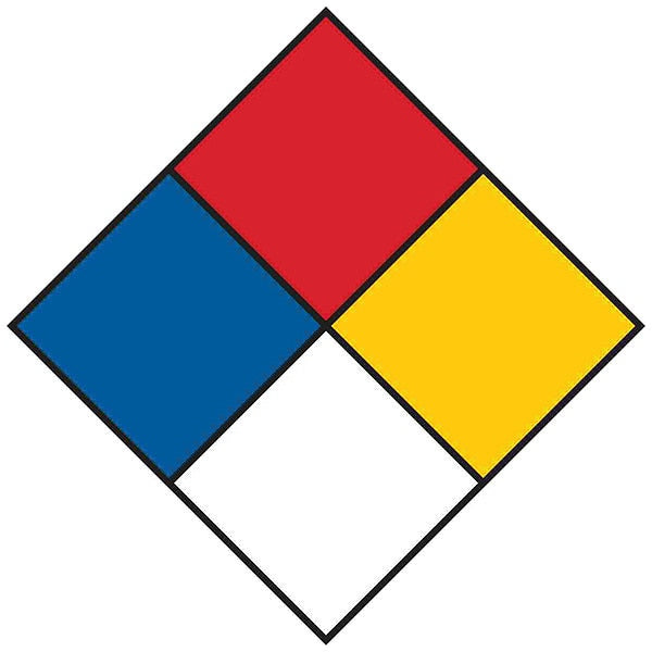 Chemical Label, 2 in Height, 2 in Width