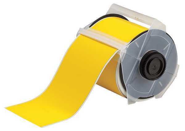 Tape, Yellow, Labels/Roll: Continuous