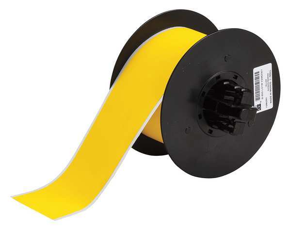Tape, Yellow, Labels/Roll: Continuous