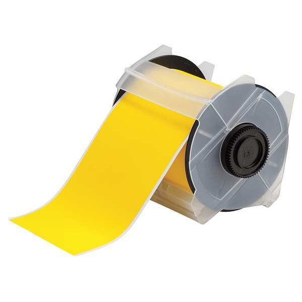 Tape, Yellow, Labels/Roll: Continuous