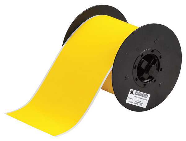 Tape, Yellow, Labels/Roll: Continuous