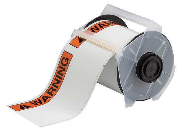 Label, Black/Orange, Labels/Roll: 100
