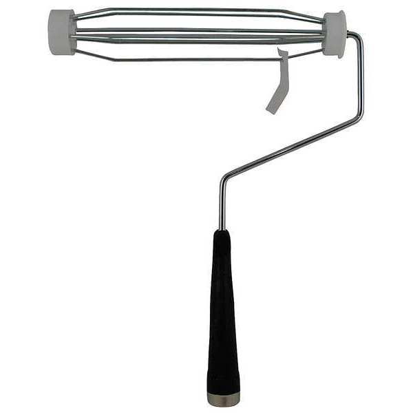 Paint Roller Frame, 5 Wire Cage, Plastic Handle, 9