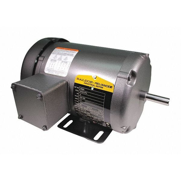 3-Phase General Purpose Motor, 1/2 HP, 48 Frame, 230/460V AC Voltage, 1,725 Nameplate RPM