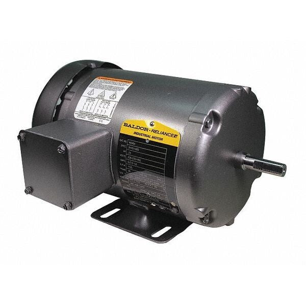 3-Phase General Purpose Motor, 3/4 HP, 48 Frame, 208-230/460V AC Voltage, 1,725 Nameplate RPM