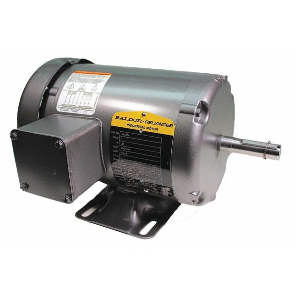 3-Phase General Purpose Motor, 1/3 HP, 56 Frame, 230/460V AC Voltage, 1,140 Nameplate RPM