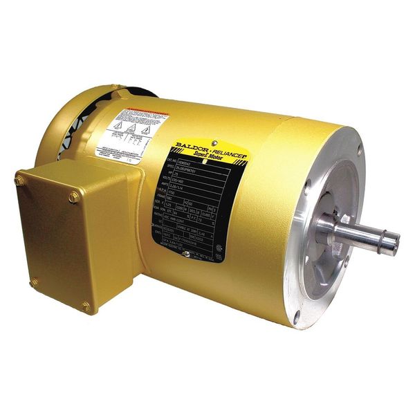 3-Phase General Purpose Motor, 3/4 HP, 56C Frame, 230/460V AC Voltage, 1,750 Nameplate RPM