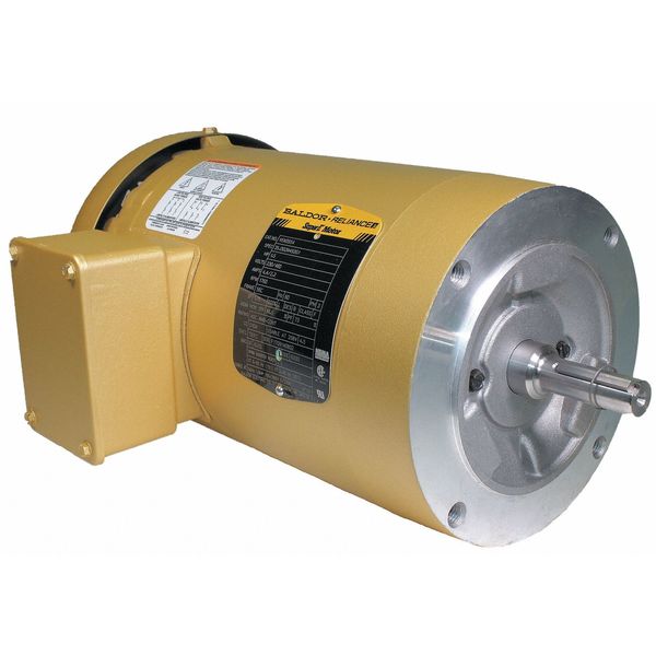 3-Phase General Purpose Motor, 1 1/2 HP, 56C Frame, 208-230/460V AC Voltage, 1,760 Nameplate RPM