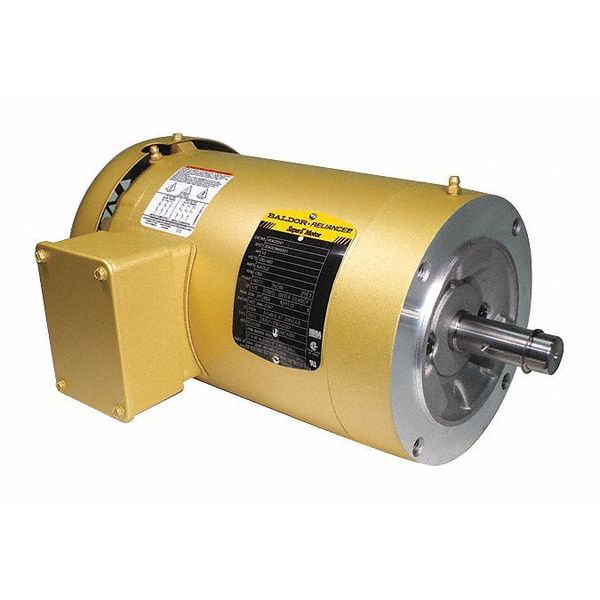 3-Phase General Purpose Motor, 1 1/2 HP, 145TC Frame, 208-230/460V AC Voltage, 1,760 Nameplate RPM