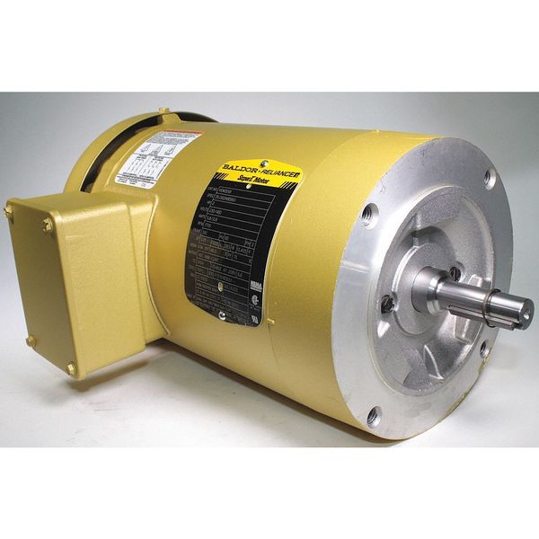 3-Phase General Purpose Motor, 2 HP, 56C Frame, 208-230/460V AC Voltage, 1,755 Nameplate RPM