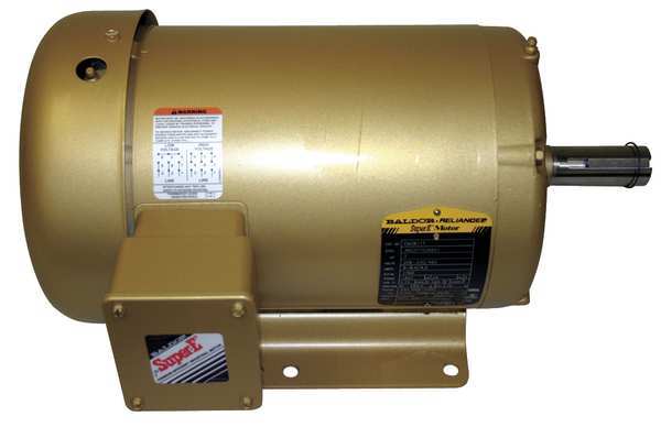 3-Phase General Purpose Motor, 1 1/2 HP, 143TC Frame, 208-230/460V AC Voltage, 3,500 Nameplate RPM