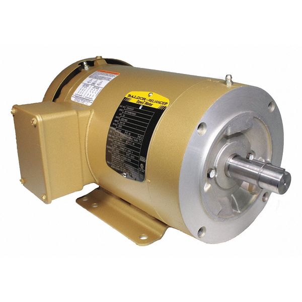 3-Phase General Purpose Motor, 1 1/2 HP, 143TC Frame, 230/460V AC Voltage, 3,500 Nameplate RPM