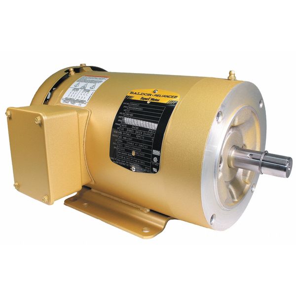 3-Phase General Purpose Motor, 1 1/2 HP, 145TC Frame, 208-230/460V AC Voltage, 1,760 Nameplate RPM