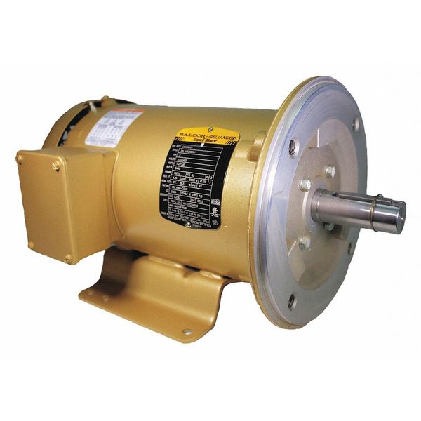 3-Phase General Purpose Motor, 3 HP, 182TC Frame, 208-230/460V AC Voltage, 3,450 Nameplate RPM