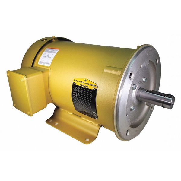 3-Phase General Purpose Motor, 3 HP, 182TC Frame, 208-230/460V AC Voltage, 1,760 Nameplate RPM