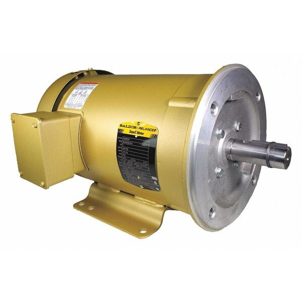 3-Phase General Purpose Motor, 5 HP, 184TC Frame, 230/460V AC Voltage, 3450 Nameplate RPM