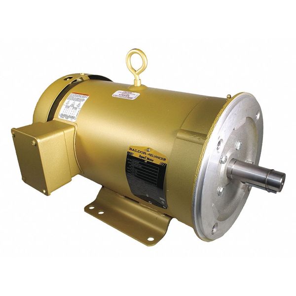 3-Phase General Purpose Motor, 7 1/2 HP, 184TC Frame, 208-230/460V AC Voltage, 3450 Nameplate RPM
