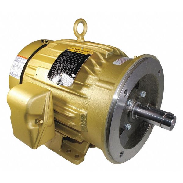 3-Phase General Purpose Motor, 5 HP, 184TC Frame, 208-230/460V AC Voltage, 1,750 Nameplate RPM