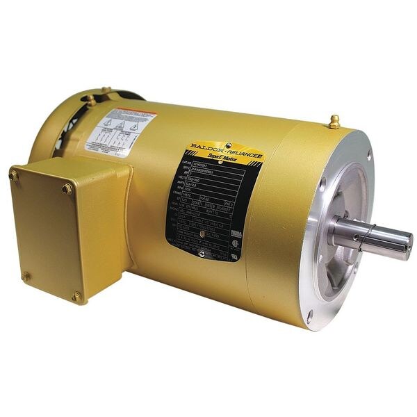 3-Phase General Purpose Motor, 2 HP, 145TC Frame, 208-230/460V AC Voltage, 1,755 Nameplate RPM