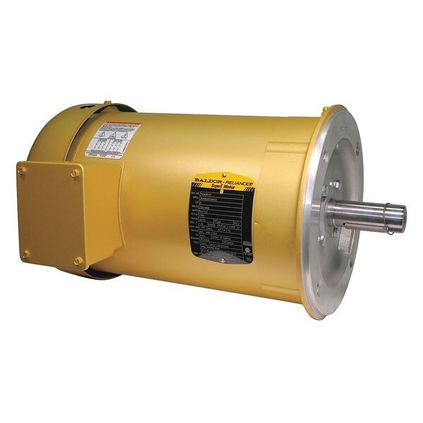 3-Phase General Purpose Motor, 3 HP, 182TC Frame, 208-230/460V AC Voltage, 1,760 Nameplate RPM