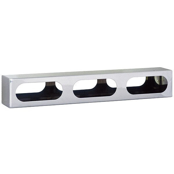 Triple Oval Light Box, 4x25x3.5 In., SST