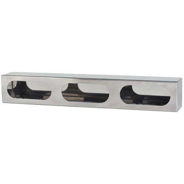 Triple Oval Light Box, 4x25x3.5 In., SST