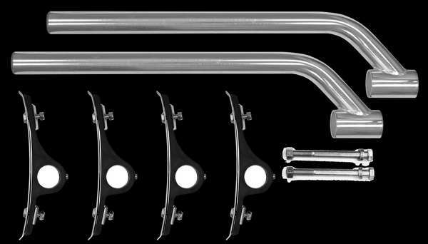 Fender Mount, Gray, 20-1/2 In., SST