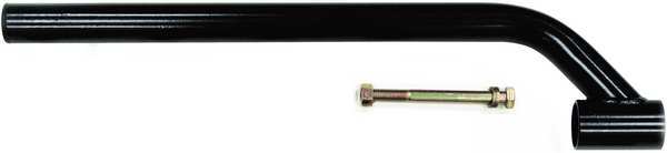 Fender Mount Single, Blck, 20-1/2 In, Steel