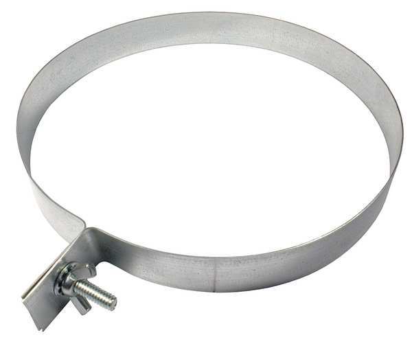 Round Hanger Strap, Galvanized Steel, 20 GA, 1 in W x 27 1/2 in H