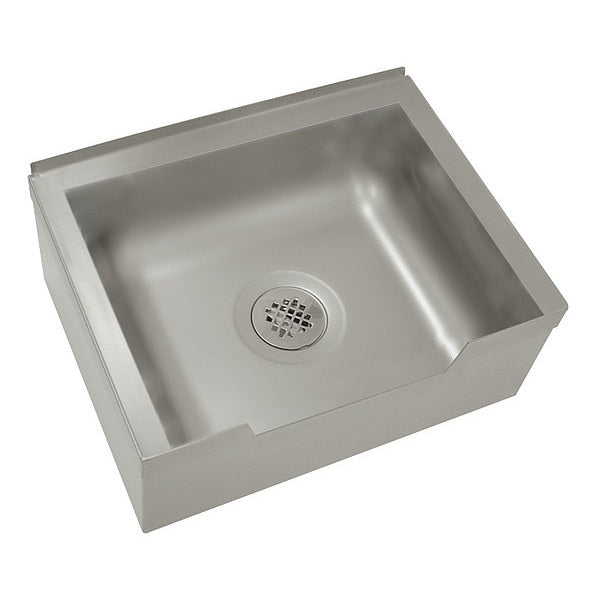 25 in W x 33 in L x 16 in H, Floor Mount, 16 ga. 304 Stainless Steel