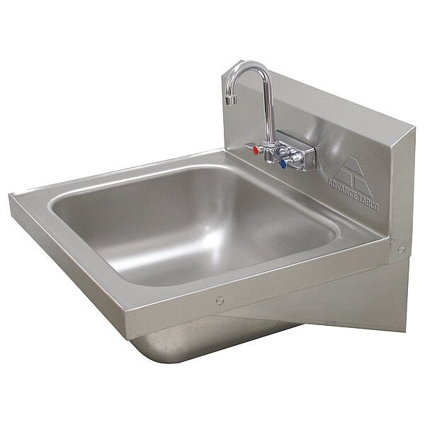 Stainless Steel Bathroom Sink, With Faucet, Bowl Size 20