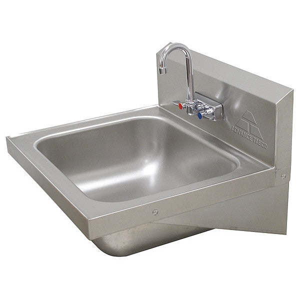 Stainless Steel Bathroom Sink, With Faucet, Bowl Size 14
