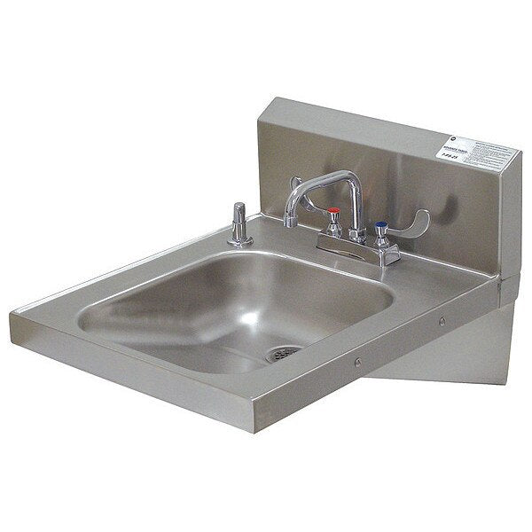 Stainless Steel Bathroom Sink, With Faucet, Bowl Size 14