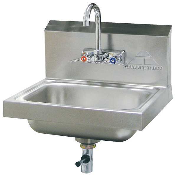 Stainless Steel Bathroom Sink, With Faucet, Bowl Size 10