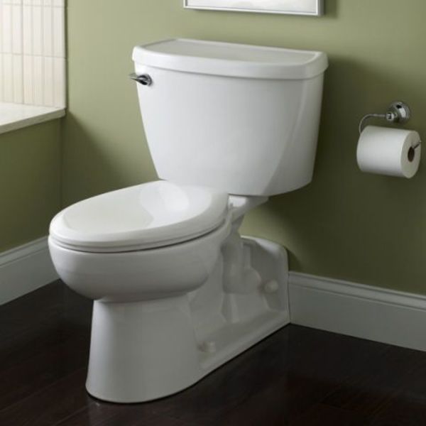 Toilet Tank, 1.1 gpf, Pressure Assist Tank, Floor Mount, White