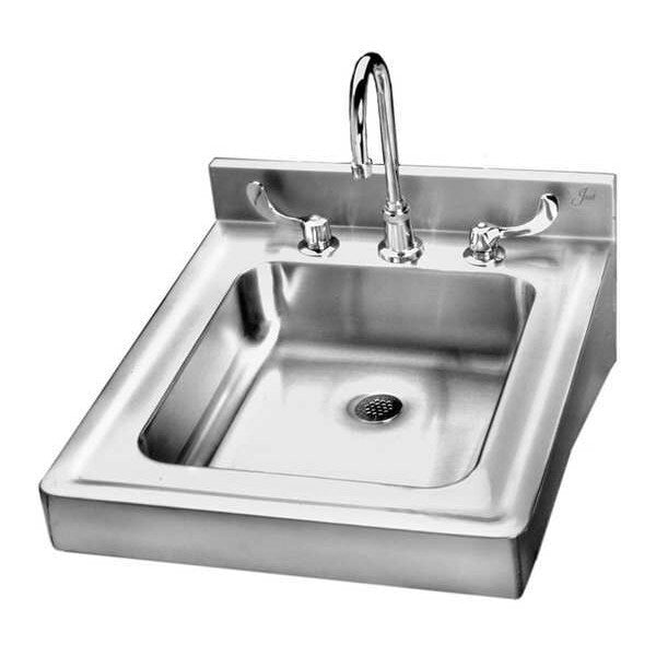Sink, SS, 23-1/2inL x 20inW x 4inH, 18 ga