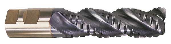 3-Flute PM+â¢ HSS-E CrnRad CC Special Profile Roughing EM CTD PM-538R-TC TiCN 3/4x3/4x3x5-1/4x0.12CR