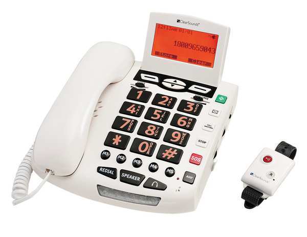Telephone, Corded, White