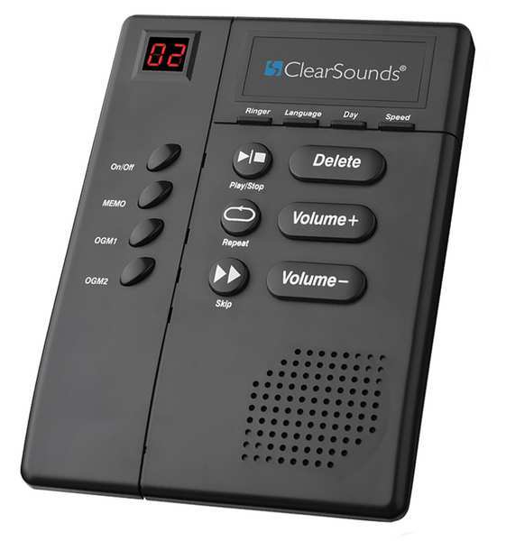 Amplified Answering Machine, Black